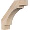 Ekena Millwork 5 1/2"W x 20"D x 20"H Merced Smooth Knee Brace, Douglas Fir BRC06X20X20MRC00SDF - alternate 1